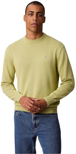 Calvin Klein Herren Pullover Cotton Relaxed mit Rundhalsausschnitt