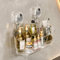 No-Drill Bathroom Suction Storage Box,Duschkorb Ohne Bohren,Duschhalter mit Saugnapf,Badezimmer Küche Organizer mit Ablauföffnungen,Duschregal Badregal Wandregal für Küchen,Bad Seife Shampoo (Klar)