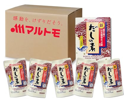 MARUTOMO Dashino Moto 15er Pack - Japanisches Dashi Pulver für Miso Suppe & mehr - Authentischer Umami Geschmack - OG ASIA - 720g