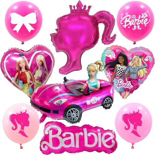 22pcs Prinzessin Geburtstag Deko Set, Foil Balloons und Latex Balloons Birthday Decoration, Deko Geburtstag Mädchen, Mädchen Party Deko, Partydekorationen für Prinzessinnen