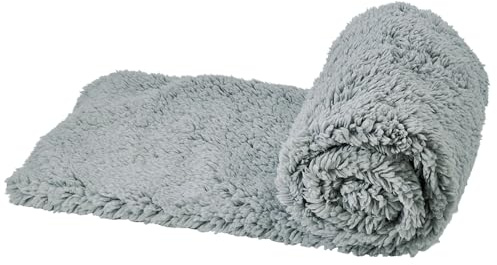 Nobby Liegedecke Teddy Classic hellgrau L x B: 70 x 100 cm