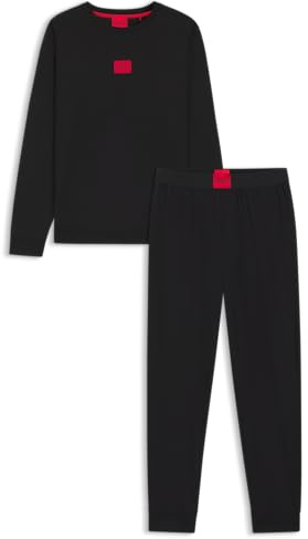 HUGO Pyjama-Set Aus Stretch-Baumwolle Mit Logos In Der Geschenkbox