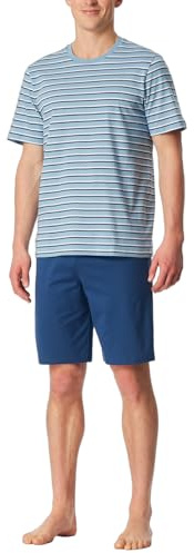 Schiesser Herren Schlafanzug kurz Rundhals - Nightwear Set