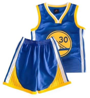 FASIOHDIO Basketball Trikot Kinder 2 Stücke,Basketball Kinder Trikot and Shorts, Jungen Trikot Basketball Kinder,Basketball Trikot Set