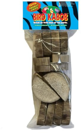 Bird Kabob Natural Yucca Parrot Chips (Pack of 20)