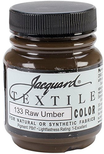 Jacquard Products Raw Umber -Textile Color Paint, Acrylic, Multicolour