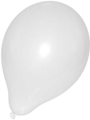 Luftballons uni/weiß | 25 Stück, ca. Ø 25 cm