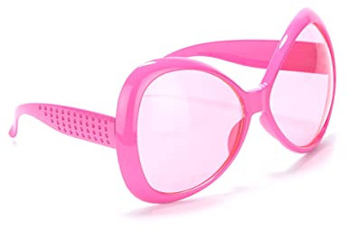 DEGUISE TOI 70er Disco Brille in rosa für Erwachsene - Rosa, Pink