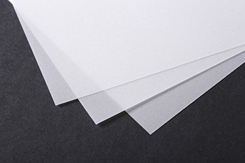 Clairefontaine 975103C Ries Transparentpapier (DIN A1, 59,4 x 84,1 cm, 10 Blatt, 110 g, ideal für technische Zeichnen) transparent