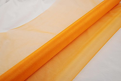 Organza orange 10 m Länge, 70 cm Breite Dekostoff Dekostoffe Deko