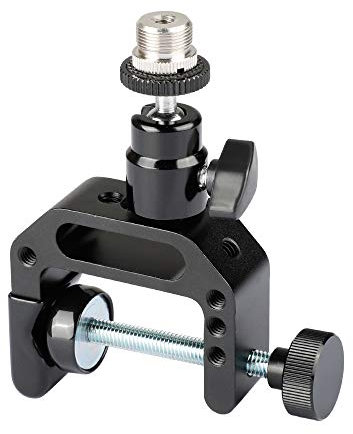 CAMVATE Mehrzweck-C-Clamp-Tischhalter mit 5/8 -27-Kugelkopfhalterung für Mikrofon