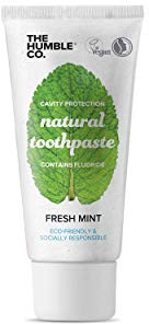 Humble Natural Toothpaste - Zahnpasta - with fluoride- mit Fluorid - Fresh mint - Frische Minze 3 x 75 ml