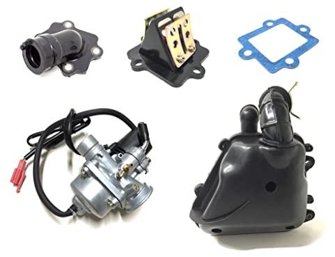 12mm Vergaser Luftfilter Ansaugstutzen Set passend für CPI Aragon, Generic Spin, Yamaha Aerox Neos