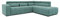 DOMO. collection Ecksofa Brandon, Sofa mit Rückenfunktion in L-Form, Polsterecke, Eckgarnitur 275 x 228 x 98 cm (BxTxH), mint