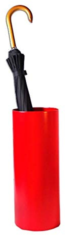 GJSN Porte-Parapluies, Porte-Parapluies Au Sol, Porte-Parapluies D'Hôtel Domestique, Seau de Rangement Portatif Pour Parapluie, Porte-Parapluie,Rouge