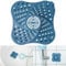 Abflusssieb für Wannenabflüsse, 13 x 13 cm, in Blau, aus TPR, für Abflüsse in Küche, Bad, Badewanne, Dusche, Haarsieb Filter, Haarfänger Ablauf Duschwanne, Wanne Siphon Verstopfungen Abflussschutz