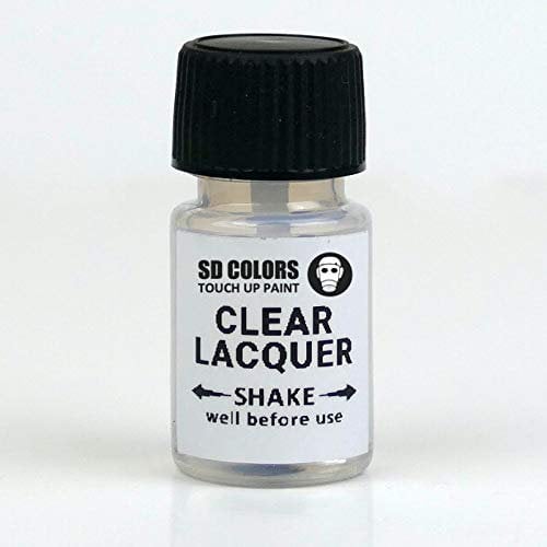 SD COLORS Vernice trasparente da 15 ml per riparazione graffi e scheggiature dell'auto