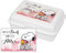 United Labels The Peanuts Brotdose mit Trennwand 17,5x12,8x6,9 cm, Weiß, Snoopy Lunchbox Hab ich Dich hab ich Alles, Brotbox spülmaschinenfest