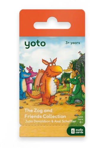 Yoto Zog & Friends Collection by Julia Donaldson – 6 Kids Audio Cards for Use with Player & Mini All-in-1 Audio Device, Screen-Free Listening with Fun Playtime, Bedtime & Travel Stories, Ages 3+