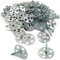 ESINO 120 Pcs 36mm Easy Fix Washers - Tile Backer Board Washers with Screws for Plasterboard, Tile Backer Boards, XPS Insulation