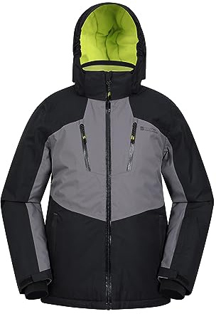 Mountain Warehouse Galactic Extreme wasserdichte Kinder-Skijacke - atmungsaktiver Wintermantel für Jungen und Mädchen, überklebte Nähte