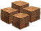 Vigevee Caillebotis Exterieur Lot de 44 Dalles en Bois de d'acacia 4 m² 30x30 cm Carrelage Exterieur Terrasse Caillebotis Bois pour Patio,Balcon, Jardin, Balcon