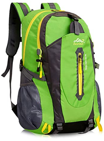Besrina 40L Leichtes Wandern Rucksack, Multifunktions Wasser-resistent Casual Camping Trekking Rucksack für Radfahren Reisen Klettern Outdoor Sport
