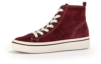 Gabor Damen High-Top Sneaker, Frauen Halbschuhe,Wechselfußbett,Best Fitting