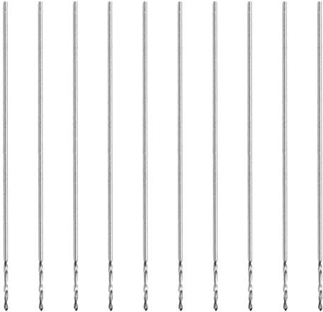 Juego de Brocas, Juego de Microbrocas de 10 Piezas, Brocas Helicoidales de 0,3 Mm, Brocas Pequeñas, Herramientas de Fabricación de Joyas para Madera, Joyería, Plástico, Miniatura