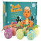 Jinlaili 6STK Badebomben Geschenkset, Dinosaurier Badebomben für Kinder, Badekugeln, Badezusatz Kinder, Natürlich Badekugel Badebomben, Schaumbad, Weihnachts Geburtstagsgeschenk für Mädchen Jungen (A)
