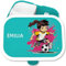 Campus für Mepal - Fußball Mädchen Brotdose Fußball Kinder Lunchbox mit Fußballmotiv - 750 ml - Türkis - soccer fussball geschenke jungen fußballfan brotbox schule ideen zur einschulung junge