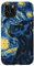 Hülle für iPhone 11 Pro Pitbulls Deeply Hued Dog Van Gogh Sternennacht