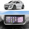 SKTU [2 pièces] Film de protection d'écran compatible avec Peugeot 208 e-208 P21 / 2008 e-2008 P24 2020-2022 GPS PET Protégé écran 10 pouces