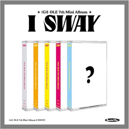[WEVERSE POB Exclusive] (G) I-DLE I SWAY 7th Mini Album with Tracking Sealed GIDlE GI-DLE (Special Version SET)