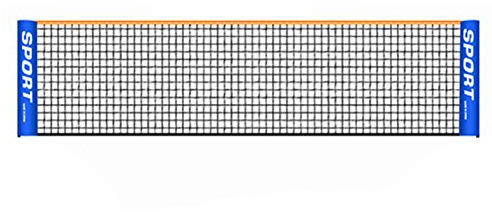 Filet de Badminton, Filet de Tennis Portable, Filet de Rechange pour Badminton, Tennis, Volleyball, Sports Intérieur Extérieur, Filet de Volleyball pour Terrain, Jardin, Cour, Plage (Filet Uniquement)