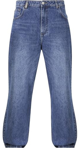 2Y Studios Herren Baggy Jeans Adrik Basic raw Blue