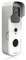 QZCX Wireless Video Doorbell, Tuya Smart Video Doorbell IP Camera Outdoor Wireless Doorbell Intercom Smart Home Security Protection Camera(Bianco,Without bell)