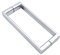 Heavy Duty Chrome Solid zinc Alloy Shower Square Glass Door Handle 145mm Hole to Hole Center | 156mm Long for Shower Enclosure | Shower Room | Shower Cabin Shower Door Handle 1pair