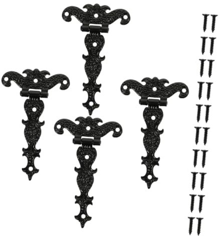 DOITOOL Charnières Métalliques Lisses De Remplacement Pour Boîtes En Bois Portes Darmoires Et Meubles