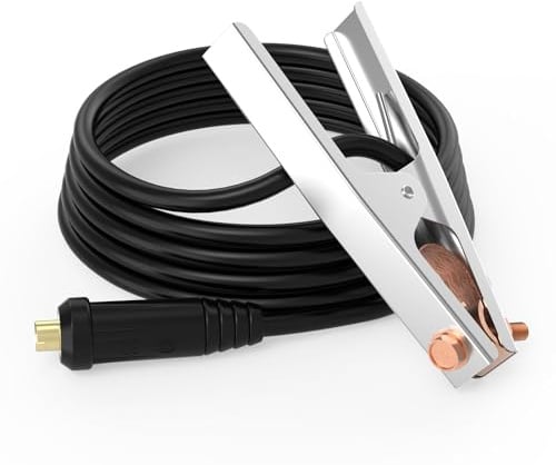 YESWELDER Welding Ground Clamp, Copper Earth Work Clip with Cable for MIG-205DS /MIG-250DS PRO Welders