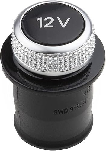 Raheem 4H0919311 8W0919311 12V Socket Cigarette Lighter Plug Cover for Audi A3 A4 A5 A6 Q2 Q3 Q7 RS7 R8 Cigarette Lighter Plug Car Power Port Outlet