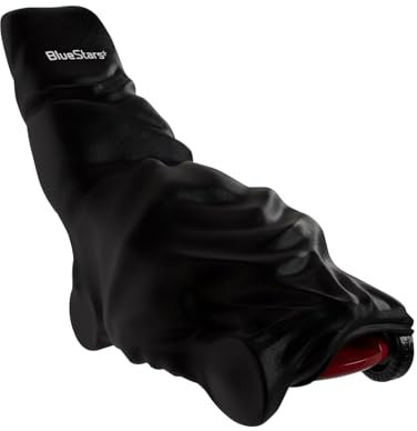 600D Oxford Rasenmäher Abdeckung, Rasenmäher Schutzhülle Heavy Duty Wasserdicht, Winddicht Staubdicht Schubmäher Abdeckungen, mit Zugschnur für Rasentraktor (188 x 63 x 99 cm,Schwarz)