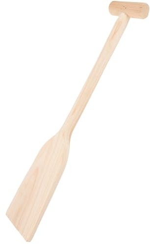 Alipis Praktisches Holzruder 19,5 Zoll mit T-Griff für Holzboote