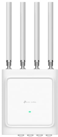 TP-Link EAP668-Outdoor HD AX3600 WiFi 6 Outdoor Access Point,Omada Mesh Outdoor WiFi Extender,4 External N Type Omni Antennas,Multiple Ports,IP68,SFP Slot,large coverage,Centralised Cloud Management