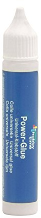 Glorex 6 8090 16 - Power Glue Stift, Universalklebstoff, 25 ml, Alleskleber, Lösungsmittelfrei, trocknet transparent, für alle Materialien geeignet