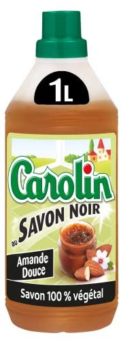 Carolin Nettoyant Sols Savon Noir Parfumé Amande Douce 1 L
