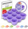 KIDDO FEEDO Congélation Purée Bébé, Silicone de qualité Premium, Sans BPA, eBook Gratuit par l'Auteur/Diététicien, Violet
