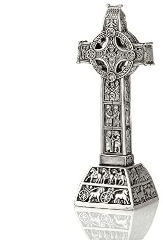 Eburya Clonmacnoise Cross of The Scriptures - Verziertes Keltisches Kreuz aus Irland