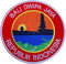 Bali dwipa Jaya Indonesien Patch (8,9 cm) bestickt Eisen/Nähen auf Badge Uluwatu Souvenir Aufnäher indonesischen Insel Tragetasche Tempel Kuta SEMINYAK Sanur