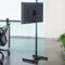 TV Monitor Portable Universal Cantilever Exhibition Floor Stand Mount Adjustable VESA LCD Screens 13 to 42 by ALLSORTSOUTLET
